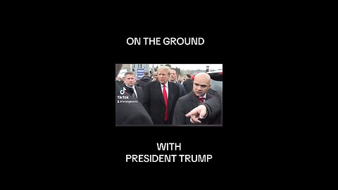 On the ground with President Trump in NH.