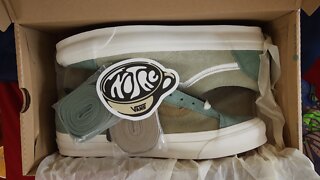 Unboxing and Review of the Notre x Vans OG Style 36 LX Sneakers in Matcha Green - Premium Materials!