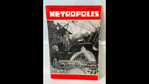 Wow! An Original 1927 Metropolis Magazine with promotional photos !