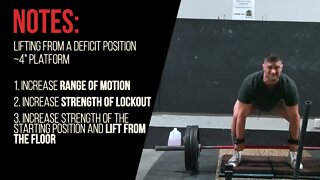 Deficit Deadlift