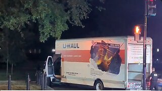 FF ALERT: U-Haul Truck Crashes Into Security Barriers Near White House; Peculiar Flag?