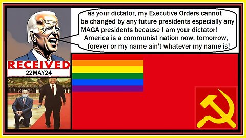 as your dictator, my Executive Orders cannot be changed by President Trump