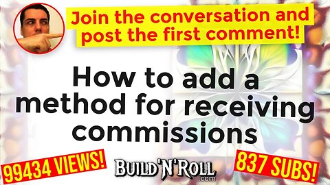 How to add a method for receiving commissions