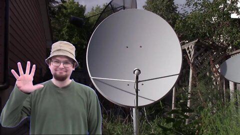 Digging A hole For A Satellite Dish