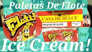 Ice Cream Making Paletas De Elote