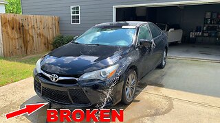 PICKED UP MY TOYOTA CAMRY FROM COPART BECAUSE IT WASN’T SELLING & FOUND SOMETHING BROKE ON MY CAR!