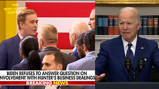 "You were on speakerphone a lot with them talking business." Biden: "I never talked business with anybody! I knew you'd have a lousy question." "Why is that a lousy question?"