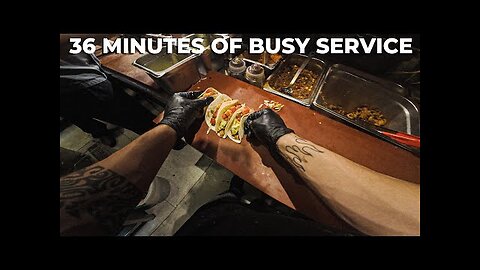 POV: Busy Service In A Mexican Resturant