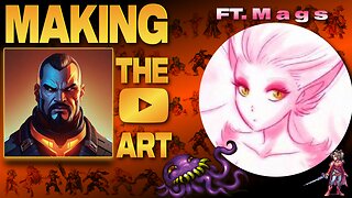 LIVE! - MAKING the Youtube Art ft @MagitekMags