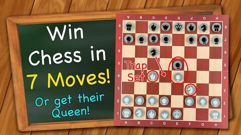 How to win Chess in 7 moves! (or at least capture their Queen)