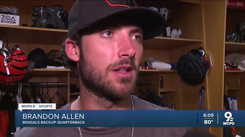 Bengals backup QB Brandon Allen focused on helping team in Burrow's absence