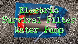 Electric Survival Filter Water Pump Kit