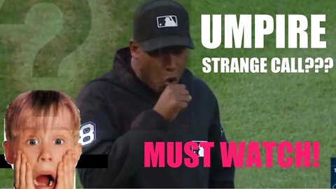 What Call Is This Ump? Umpire Making Strange Call (Funny) MUST WATCH