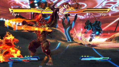 Street Fighter X Tekken: Dudley (Alternate Costume) & Ogre vs Balrog & Vega .- 2K 1440p