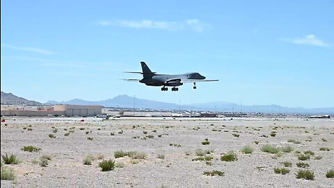 B-Roll - B-1B Lancers Fly Red Flag 23-3 Sorties