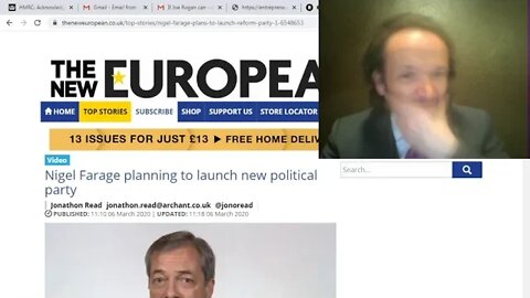 Questions For Nigel Farage On Guerilla TV Channel