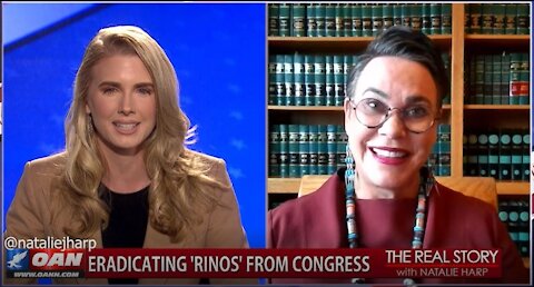 The Real Story - OAN Laughable Liz Cheney with Harriet Hageman