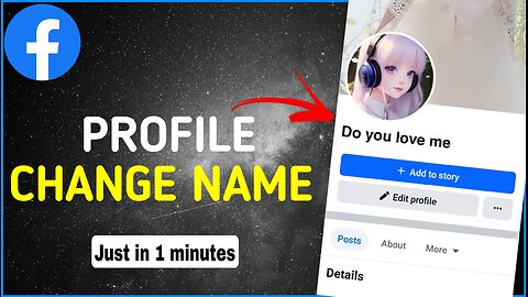 how to change profile name in facebook 2023 - change facebook name - change name fb