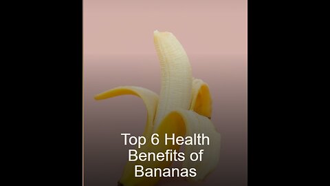 benefit of bananas'