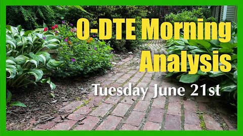 0-DTE Morning Market Volume Profile Analysis - Tuesday June 21st