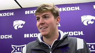 Kansas State Football | Will Howard Postgame Interview | K-State 48, West Virginia 31