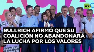 Patricia Bullrich reconoce la derrota pero no felicita a Massa ni a Milei