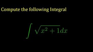 Integral of sqrt(x^2+1)