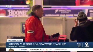 Ribbon cutting for "Paycor Stadium"