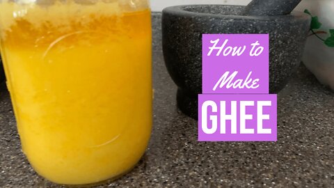 How to Make Ghee (Clarified Butter or Butter Oil)