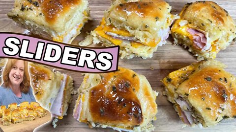 HAM & TURKEY SLIDERS with BROWN SUGAR GLAZE | Easy Hawaiian Roll Sandwiches for Lunch or Dinner