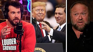 ROUND 1_ TRUMP VS. DESANTIS! THE FIGHT IS ON! GUEST_ ALEX JONES! _ Louder with Crowder