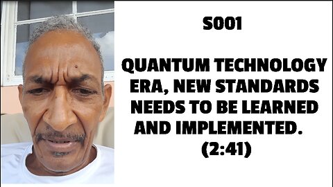 QUANTUM TECHNOLOGY ERA, NEW STANDARDS NEEDS TO BE LEARNED AND IMPLEMENTED.
