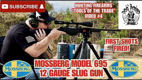 MOSSBERG MODEL 695 12 GAUGE BOLT ACTION SLUG GUN REVIEW! HUNTING FIREARMS VIDEO #4!