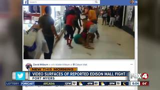 Mall brawl caught on video in Fort Myers
