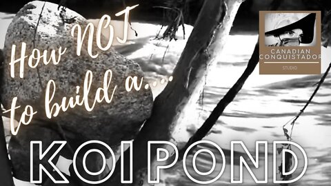 How to Build a Koi Pond | NOT!! #KoiPond #Arvada