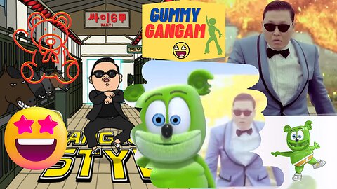 Gummibär GUMMY GANGNAM STYLE Full Length Gummy Bear Song #gummybear#gangam#funny#shorts#hastags@2024