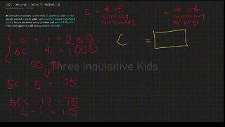 Math Olympiad for Elementary | 2021 | Division E | Contest 3 | MOEMS | 3C