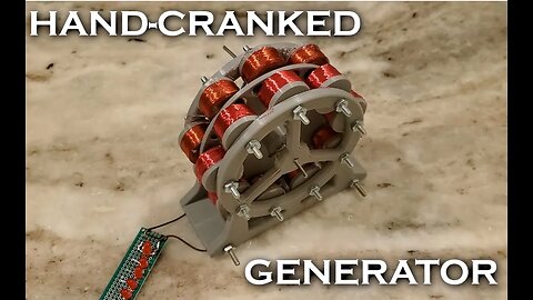 Hand-Cranked 2V generator