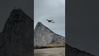 British Airways Departs Rock of Gibraltar #planespotting