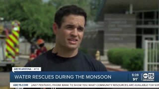 Water rescues increase during monsoon season