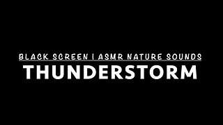 ASMR Black Screen | Heavy Rain & Thunder Sleep Sounds | Relaxing Sounds | Deeper Sleep | 8 Hour