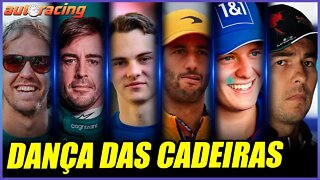 ALPINE, ALONSO, PIASTRI, RICCIARDO NA DANÇA DAS CADEIRAS NA F1 2022 PARA TEMPORADA 2023 |B|F