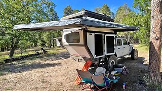 The Most Compact and Lightweight 270 Awning on the Market for my Pop Up Truck Camper