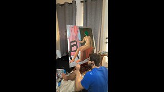 Part 2 Alien Girl Timelapse Painting