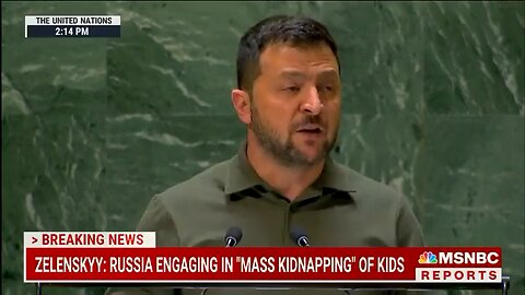 Zelenskyy declared at the United Nations, "Humanity is failing on its climate policy objectives."