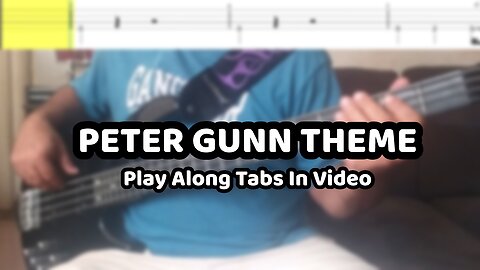 The Blues Brothers - Peter Gunn Theme - Bass Cover & Tabs
