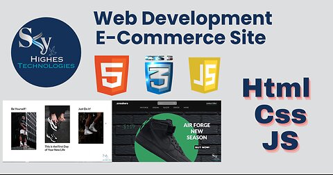 HTML CSS Javascript E-commerce Website Tutorial for Beginners-(1080p60)