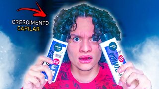 TESTANDO Shampoo Bomba de CRESCIMENTO da SALON LINE no CABELO ONDULADO MASCULINO