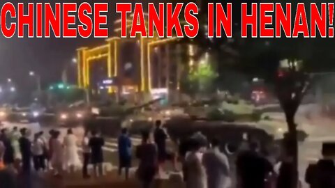 China Deploys Tanks: Henan Province Bank Of China