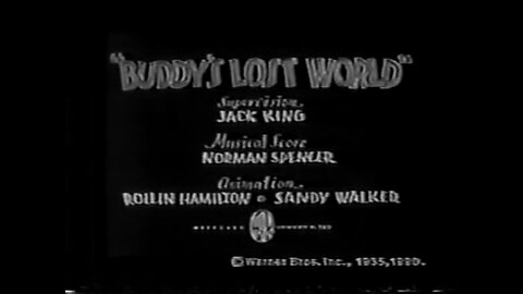 1935, 5-18, Looney Tunes, Buddy’s Lost World